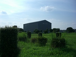 第一次大極殿復元工事現場